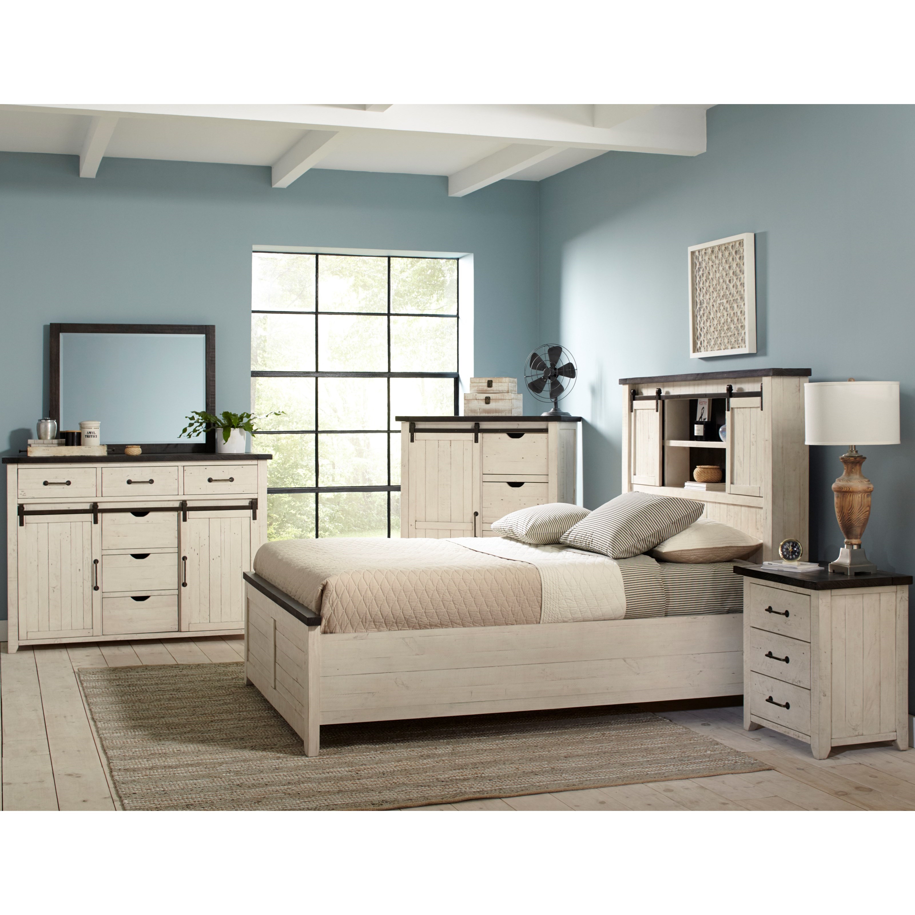 Jofran Madison County King Bedroom Group Powell's Furniture and